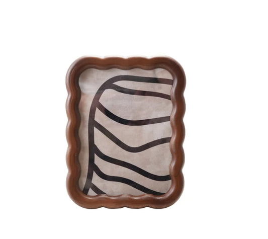 Rubberwood 6 x 8" Scallop Frame