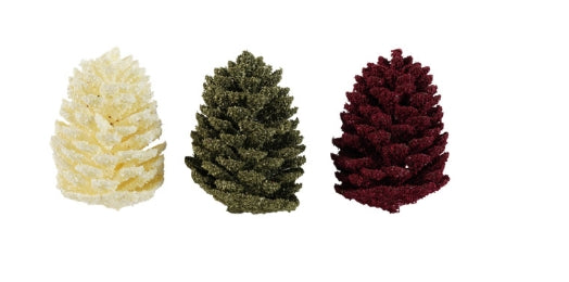 Small Dusted Pinecones- Assorted Colours