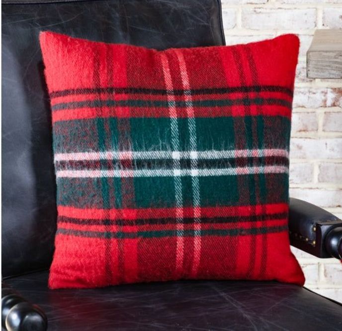 Red Tartan Pillow