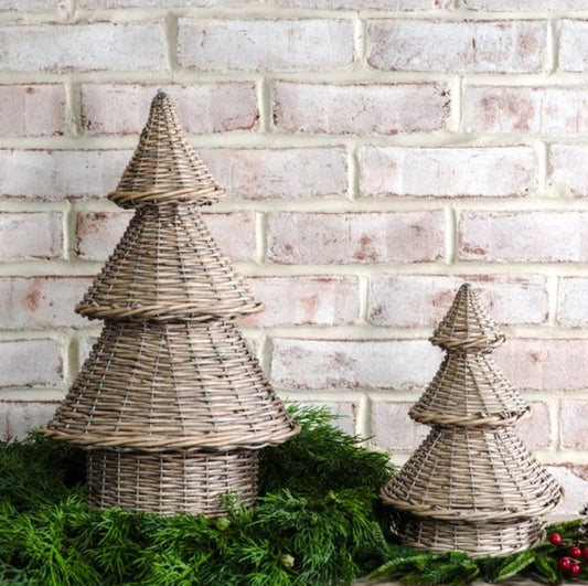 Willow Christmas Trees Assorted Sizes