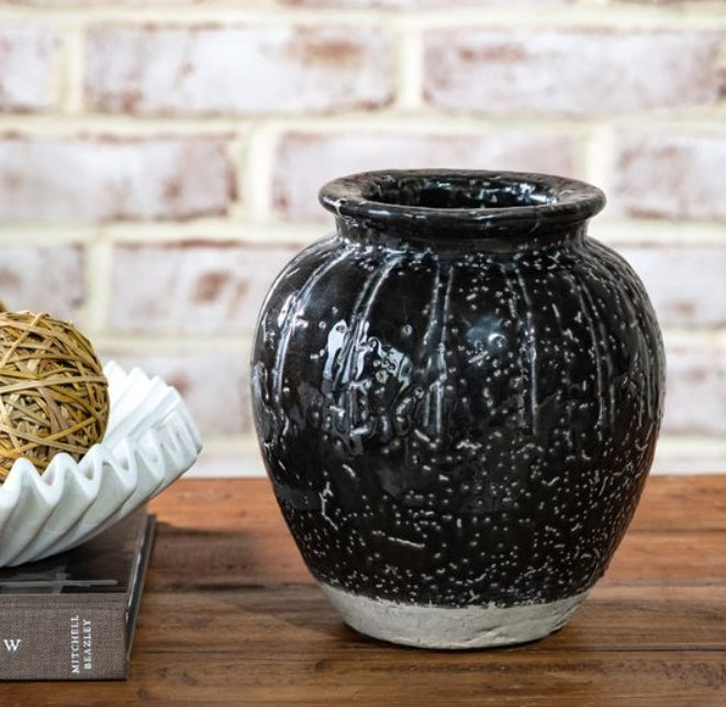 Small Black Glaze Vase
