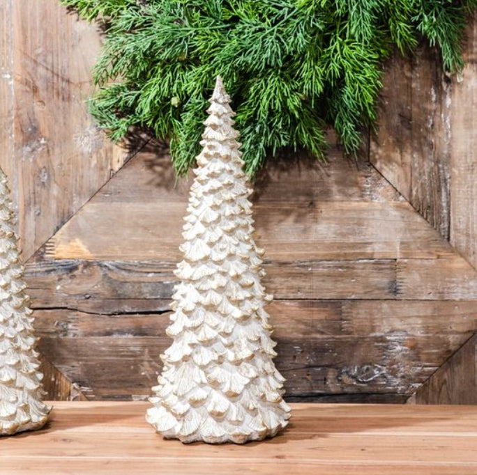 Gold Snowy Trees Assorted