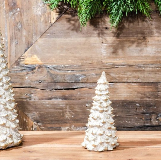 Gold Snowy Trees Assorted