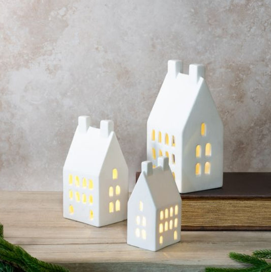 Light Up Holiday House Set of 3 Style A