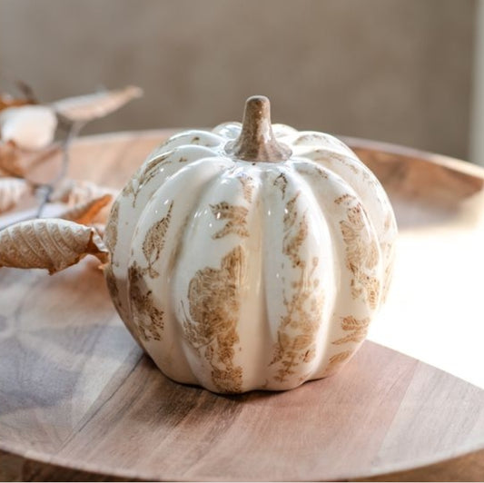 Floral Heirloom Pumpkin