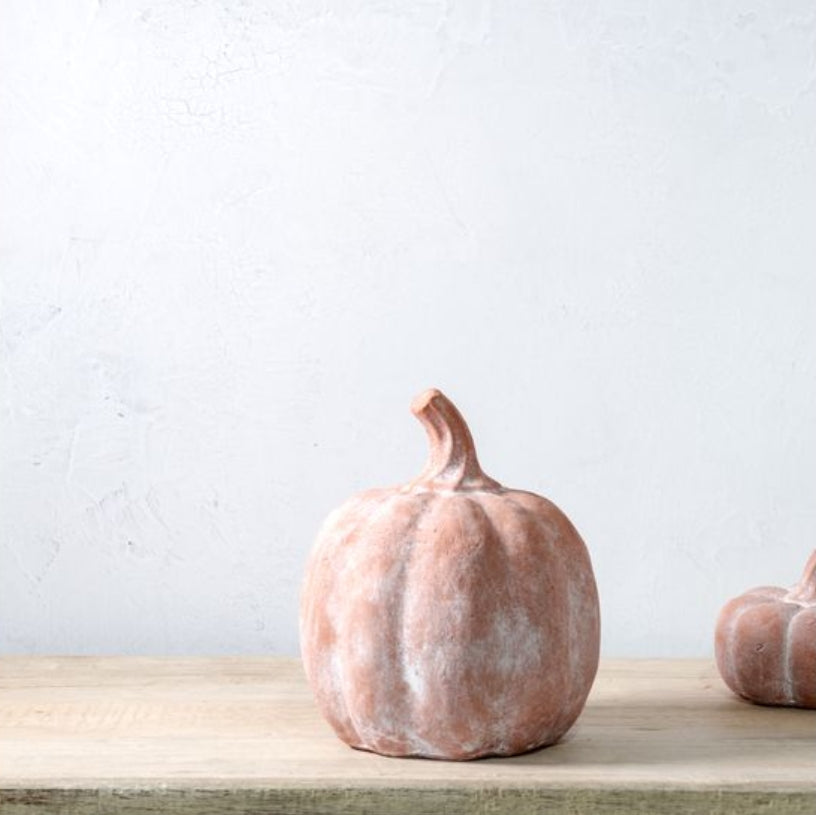Small Orange Terracotta Pumpkin- Best Seller!