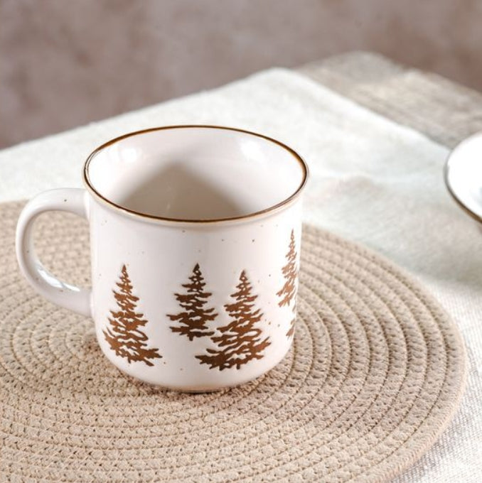 Evergreen Forest Stoneware Mug