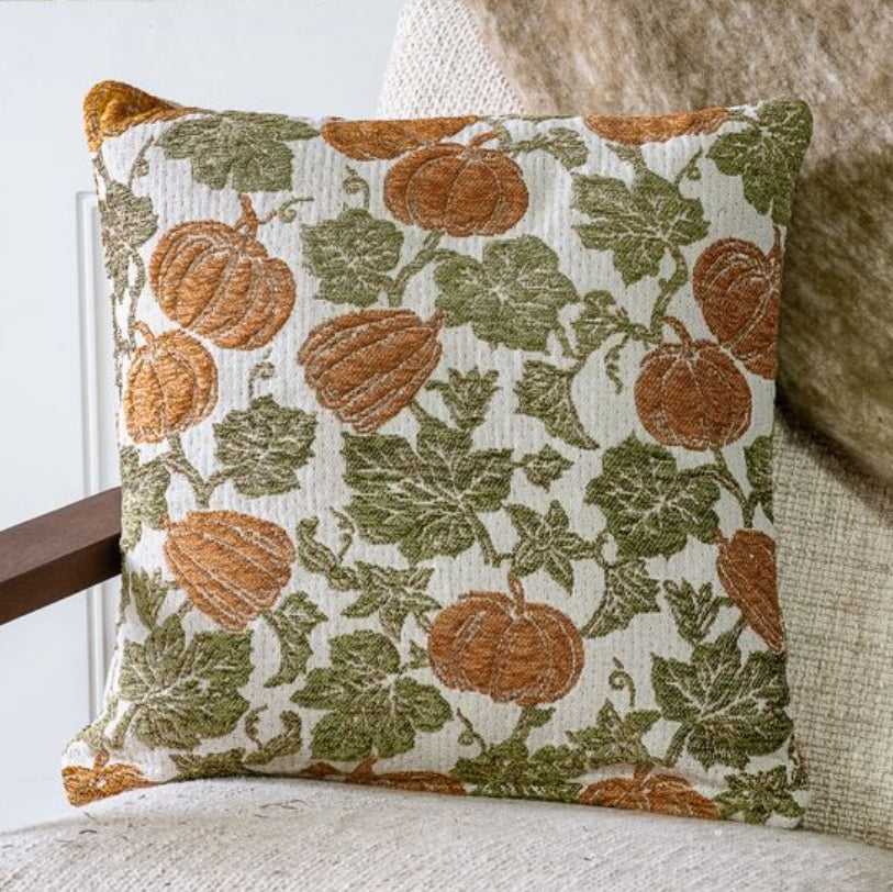 Brocade Pumpkin Pillow