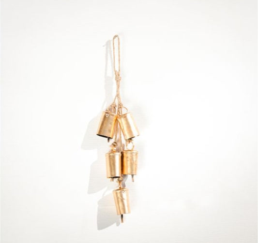 Gold Cowbell Hanger