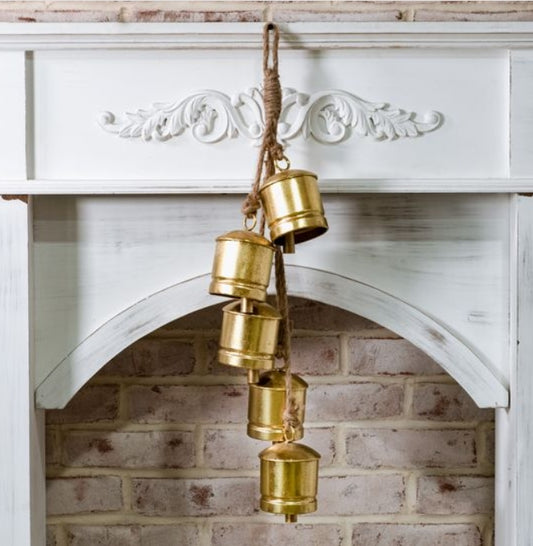 Gold Cowbell Hanger