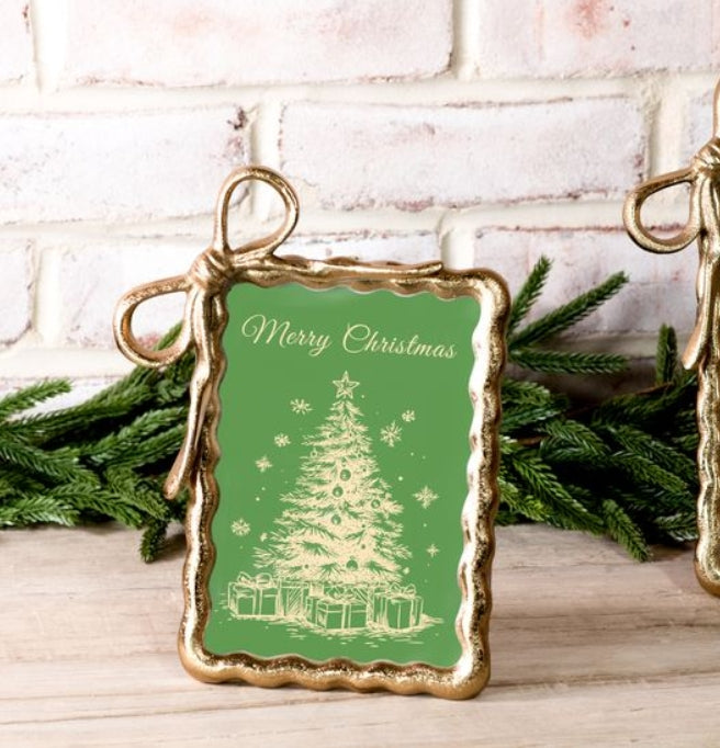 Gold Ribbon 4 x 6 Frame