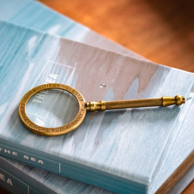 Mini Brass Magnifying Glass