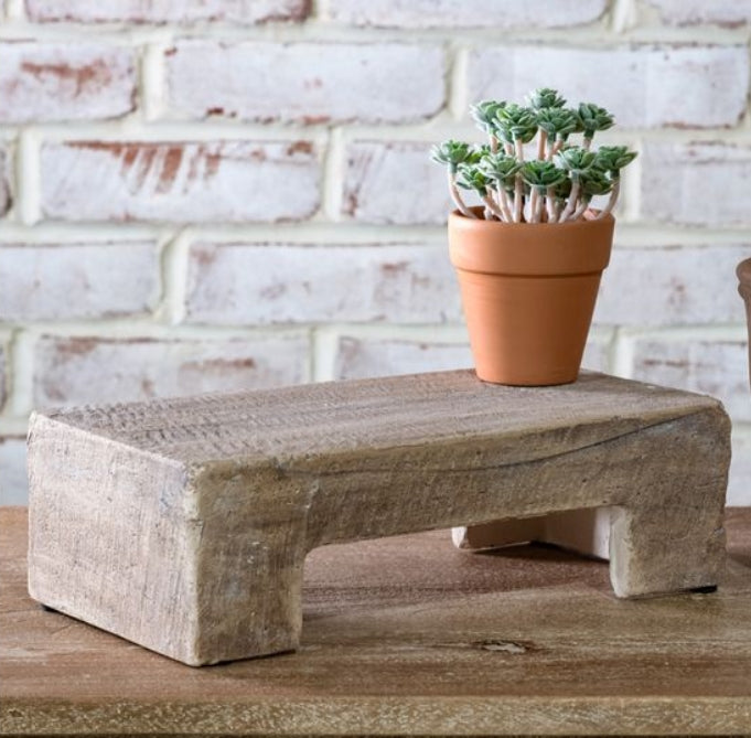 Small Ceramic Tan Riser