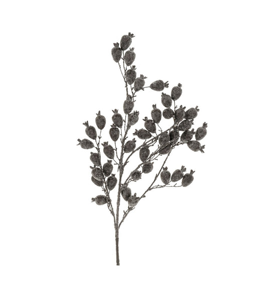 Dried Grey & Green Berry Branch