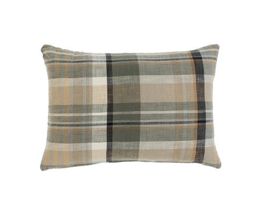 Plaid Delacourt Lumbar Pillow