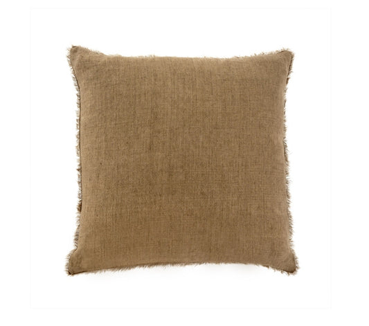 Hazelnut Lina Linen-24" Pillow