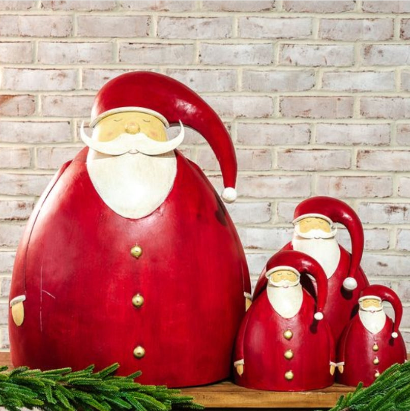 Whimsical Handpainted Santas- Assorted Sizes