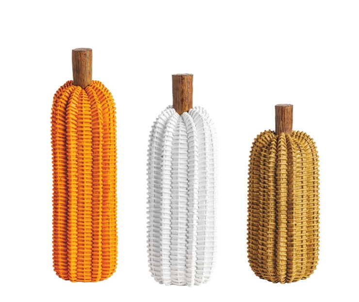 Resin Pumpkin Sitters- Assorted Sizes