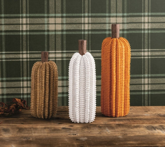 Resin Pumpkin Sitters- Assorted Sizes