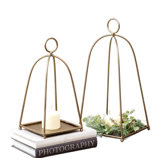 Gold Simple Silhouette Lanterns