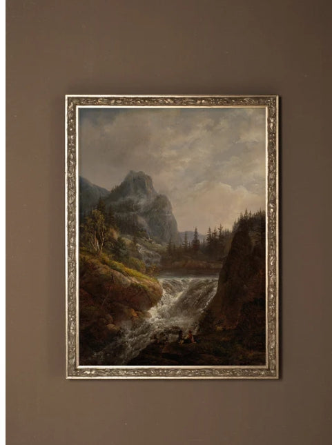 Shores of Time Silver Framed Art