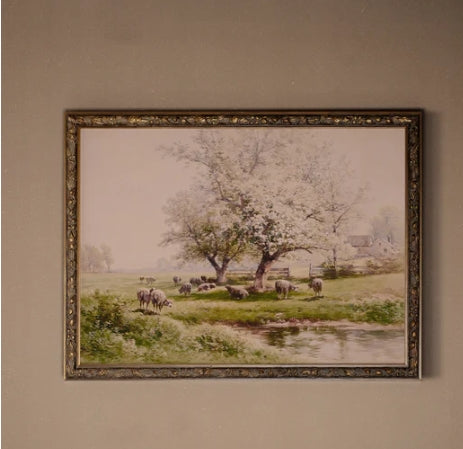 Fields in Bloom Bronze Framed Art