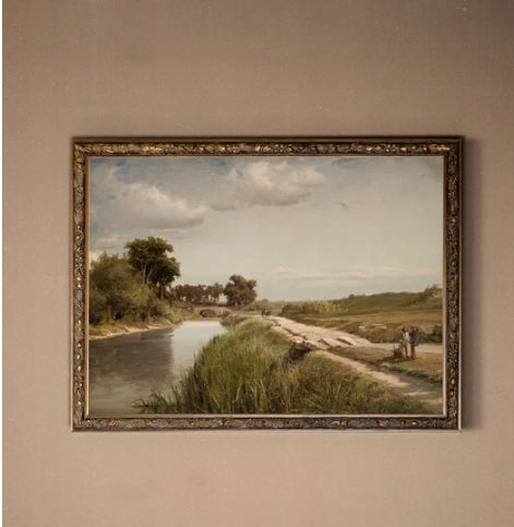 Peaceful Journey Bronze Framed Art