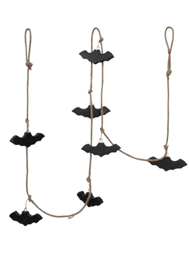 Mango Wood & Jute Bat Garland