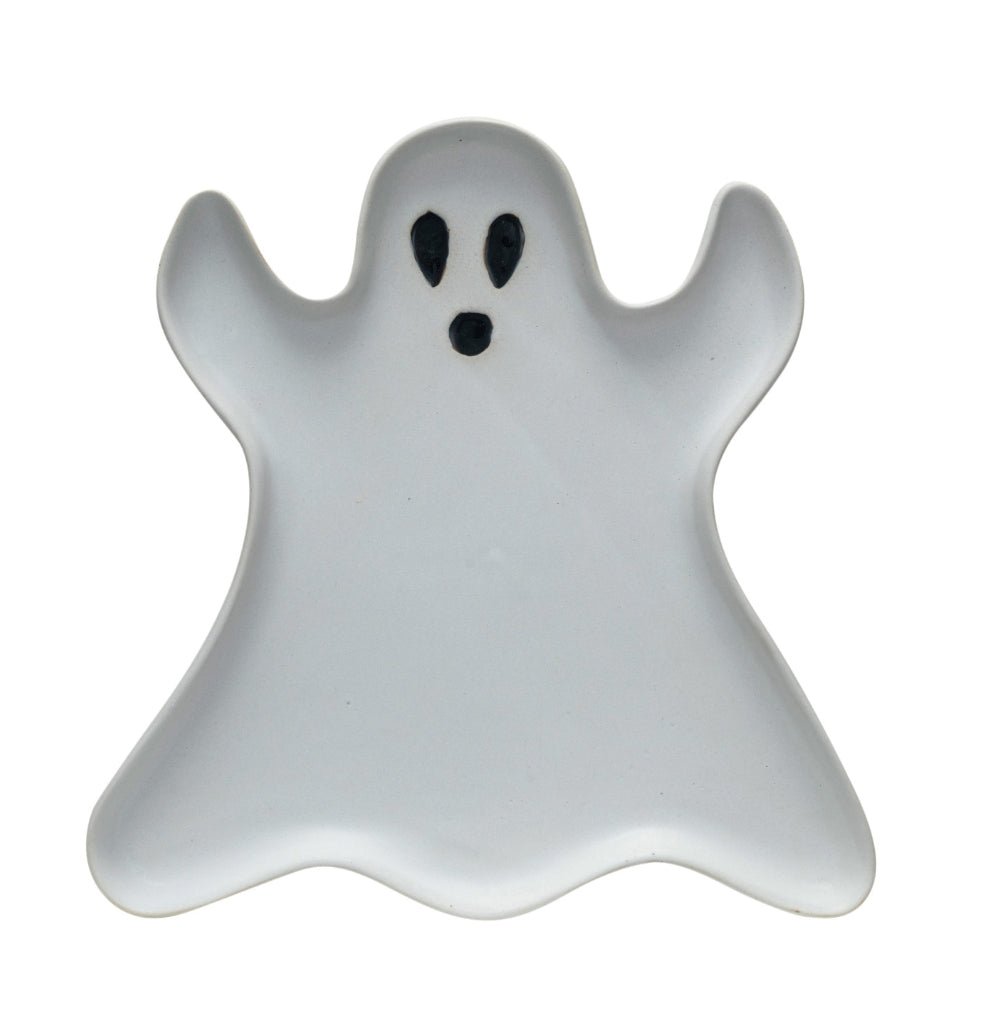 Matte Stoneware Ghost Plate