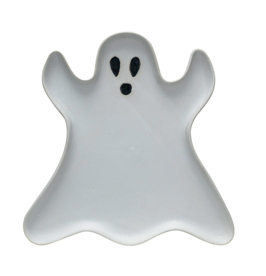 Matte Stoneware Ghost Plate