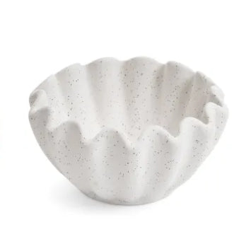 Small Stoneware Wavy Bowl