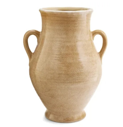 Oversized Beige Handle Vessel