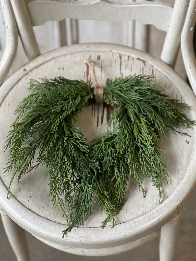 Fine Cedar Mini Hanging Wreath