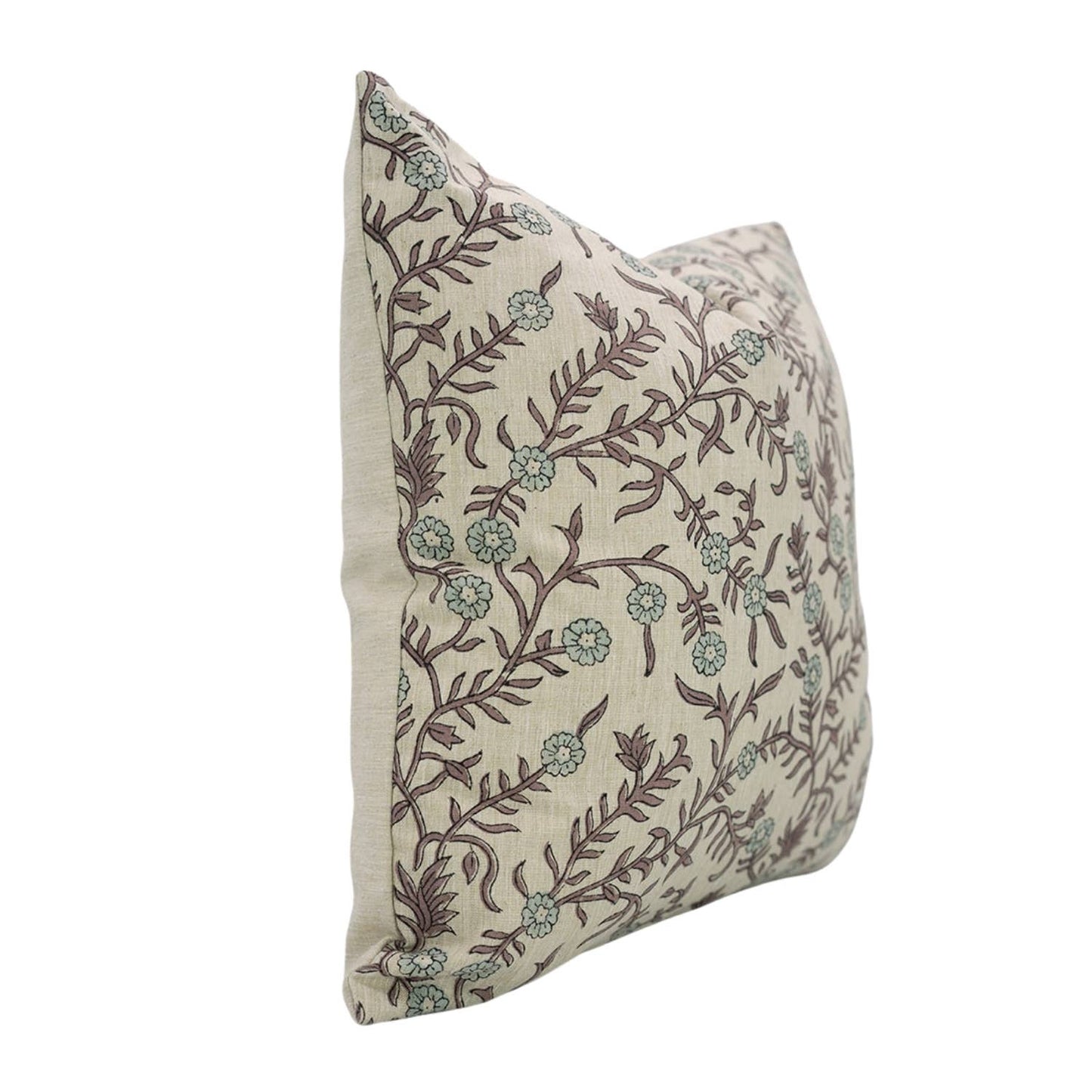 Stella Block Print Linen Blend Pillow Cover-18X18