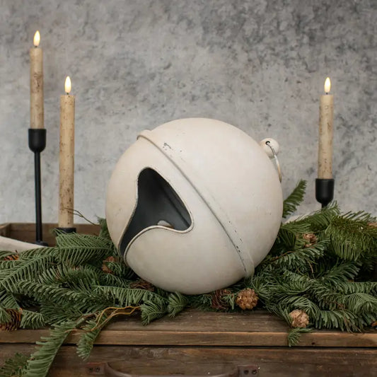 Whitewash Sleigh Bell- Large