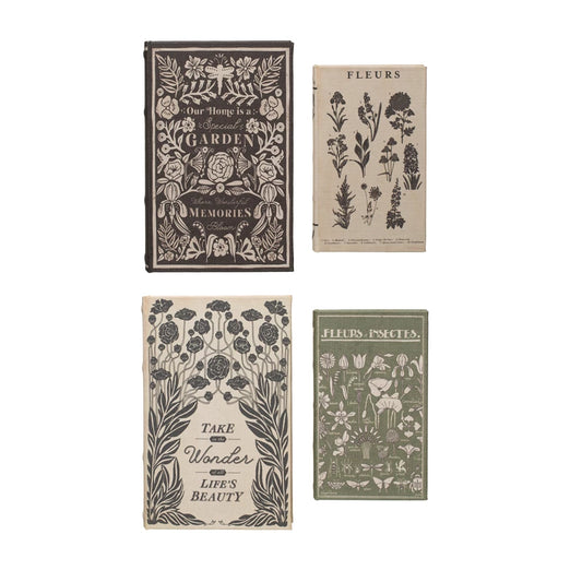 Garden Inspired Linen Storage Books