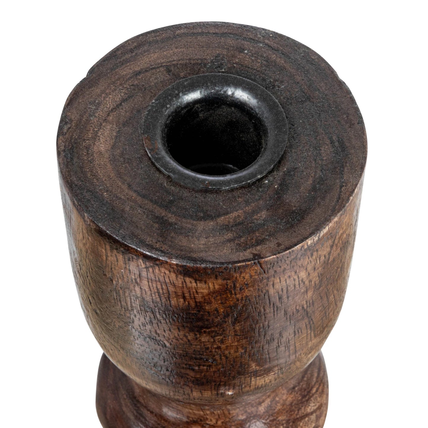 Oversized Hand Carved Taper Holder