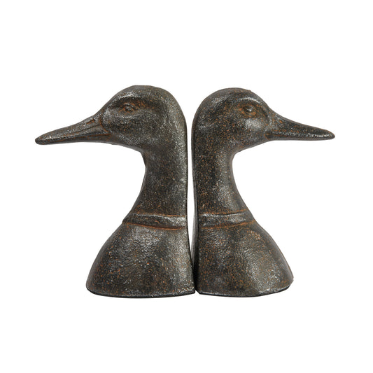 Cast Iron Duck Bookends- Best Seller