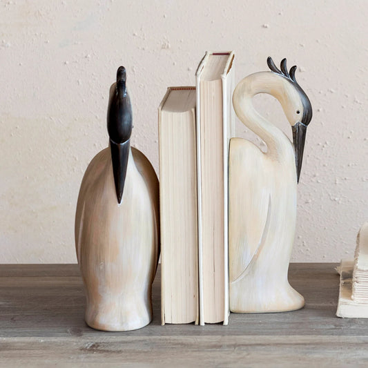 Heron Bookend Set