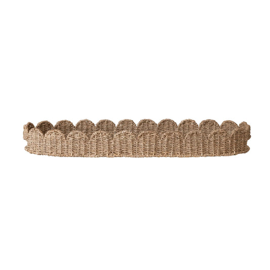 Long Scalloped Bankuan Tray