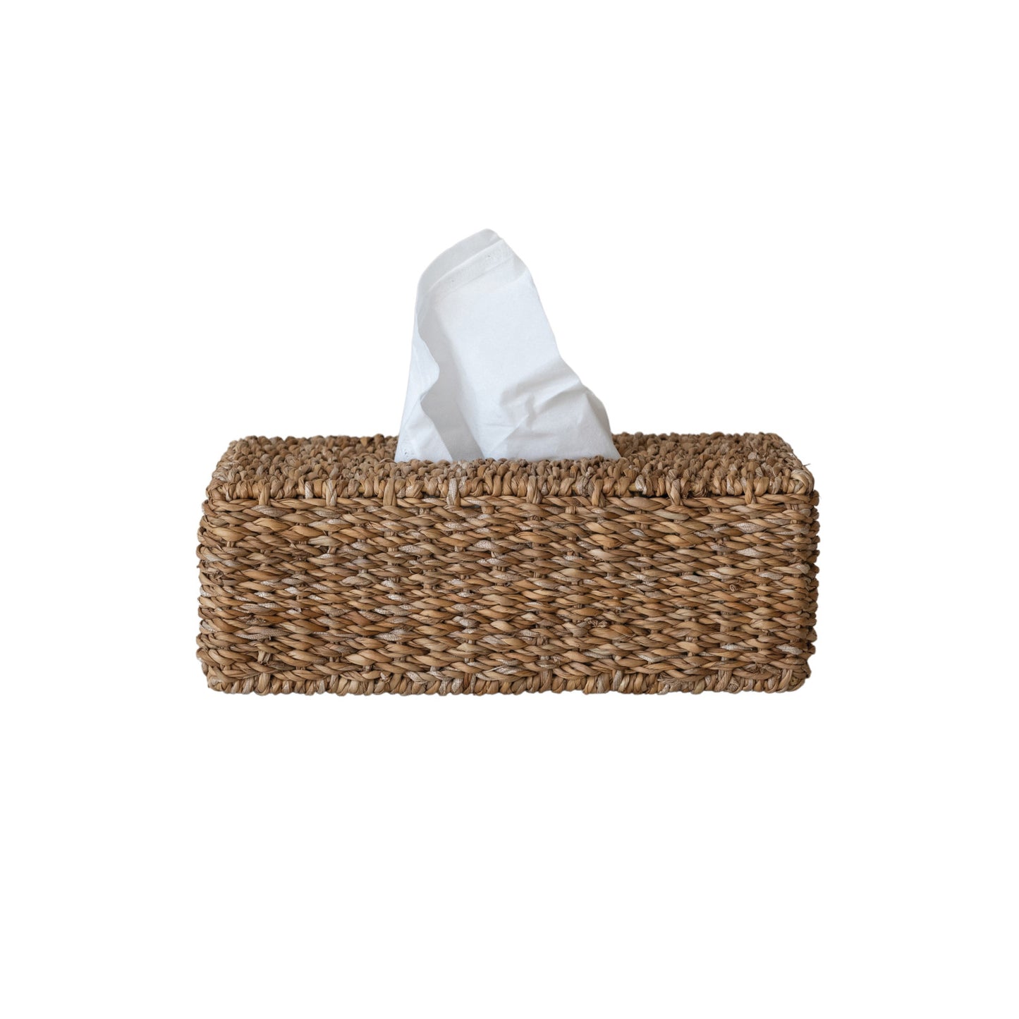 Hand Woven Seagrass Tissue Box Cover