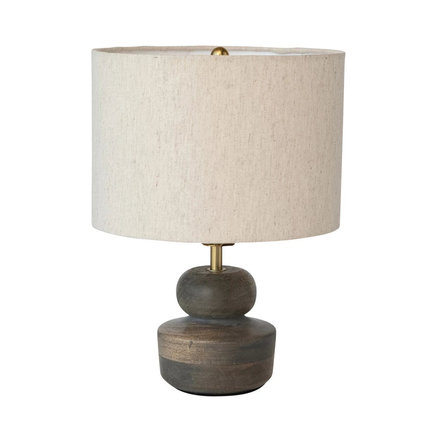 Mango Wood Mini Lamp