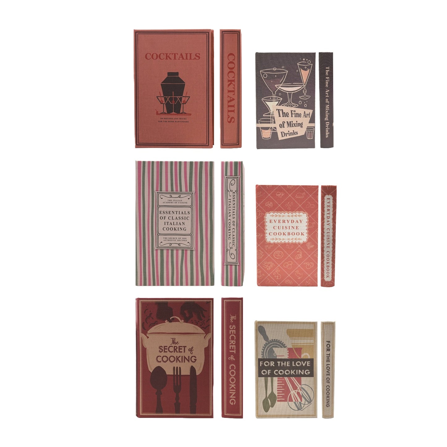 Cooking Storage Books- Sets of 2