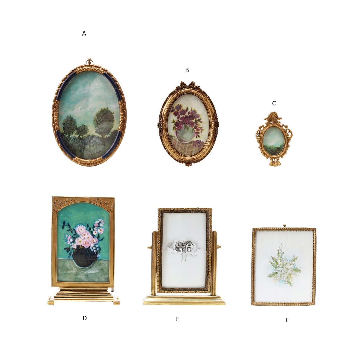 Ornate Framed Art-Assorted Styles