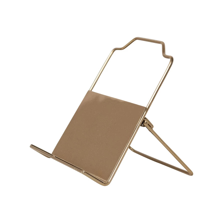 Foldable Brass Book Holder Stand