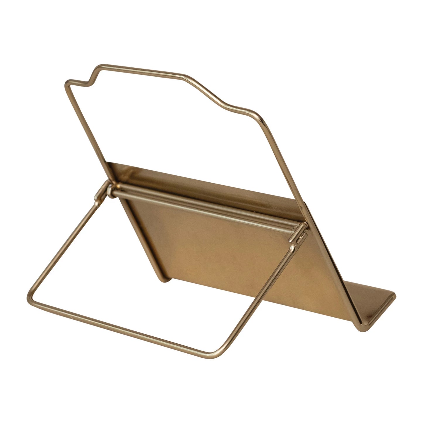 Foldable Brass Book Holder Stand