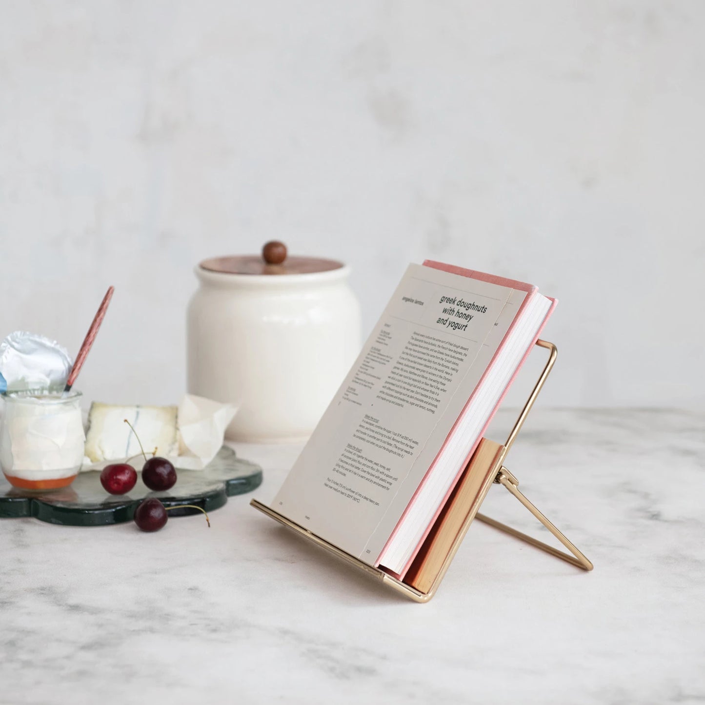 Foldable Brass Book Holder Stand