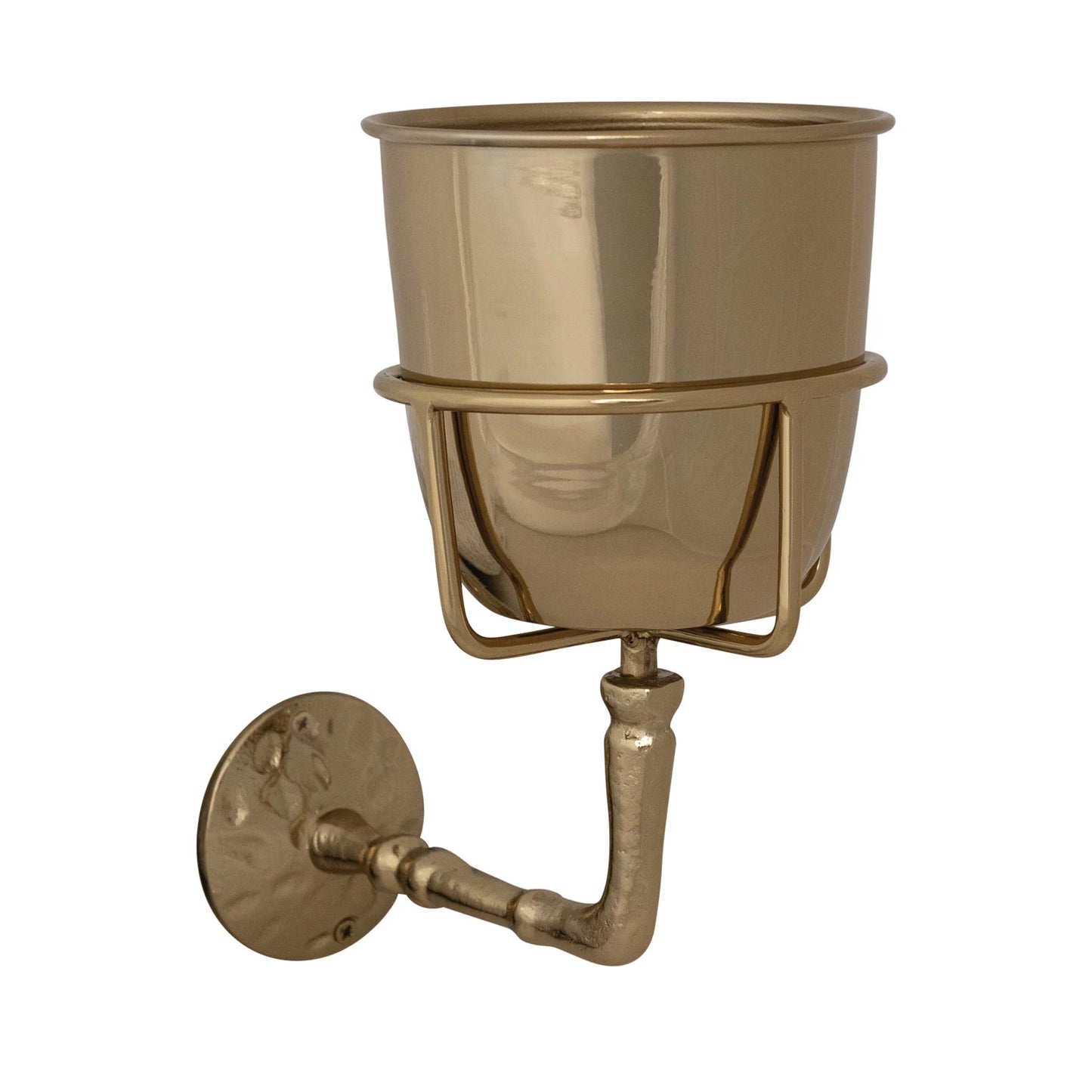 Stainless Steel & Aluminum Wall Vase