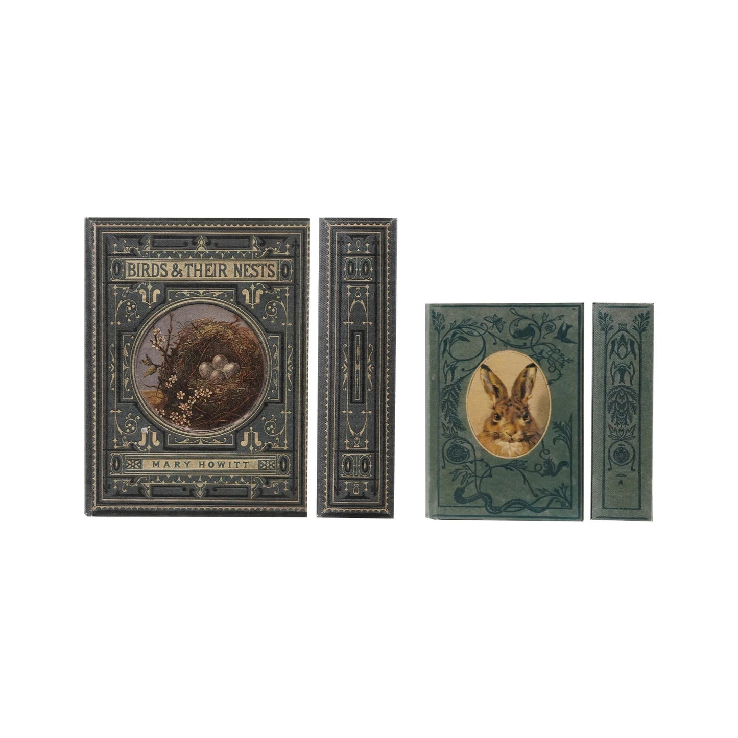Bird Nest & Rabbit Storage Book Set