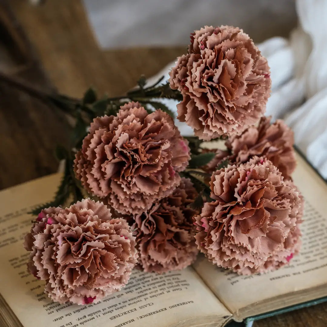 Carnation Spray- Terracotta